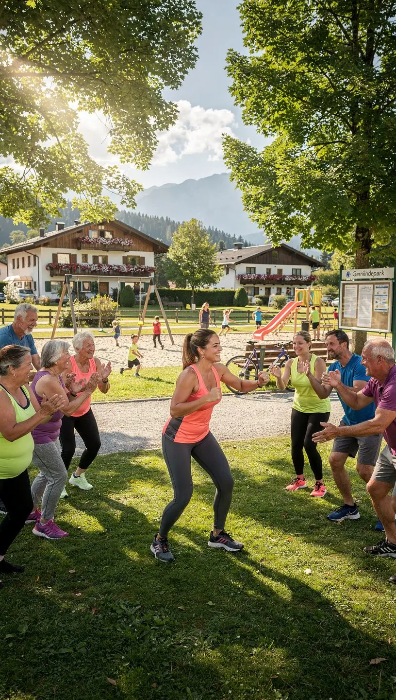 Ein Gruppenfoto von Absolventen des Fitness-Trainer-Kurses, die stolz ihre Zertifikate halten.