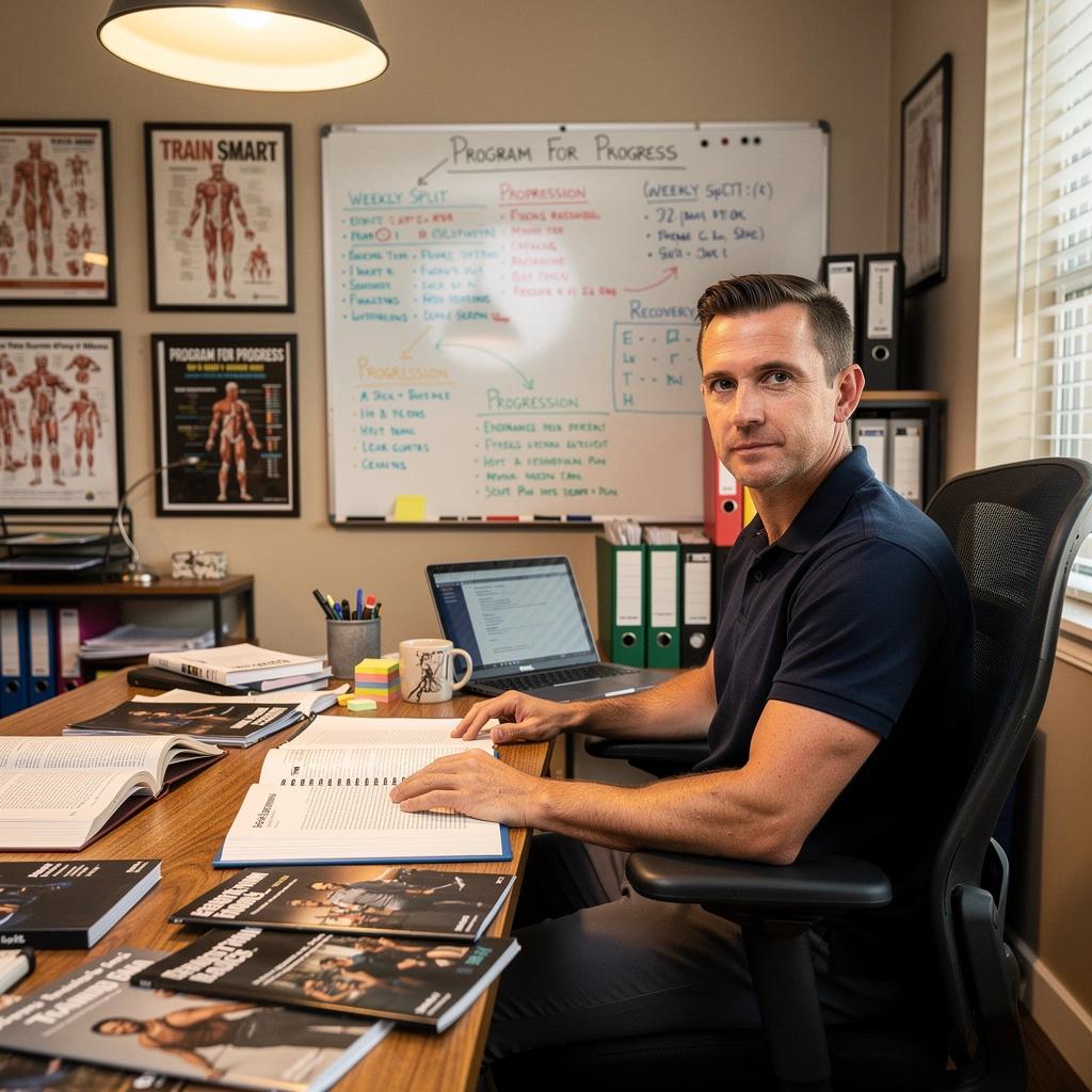 Ein Zertifikat für den Abschluss eines Fitness Trainer Kurses.